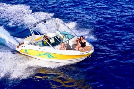 1 Hour Private Speedboat Ride Along the Shoreline -Sharm ElSheikh