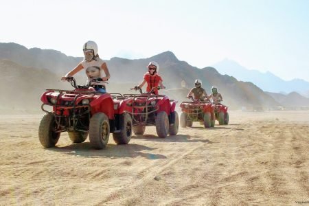 Mega Safari ATV Quad Parasailing Glass boat Lunch-Sharm El Sheikh